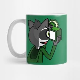 Rocky the Photographer Raccoon Mug